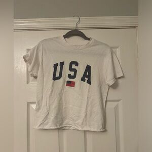 USA crop top
